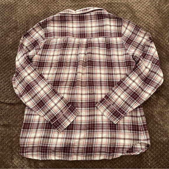UGG Pink Plaid Flannel Pajama Shorts and Top Set - Picture 8 of 8